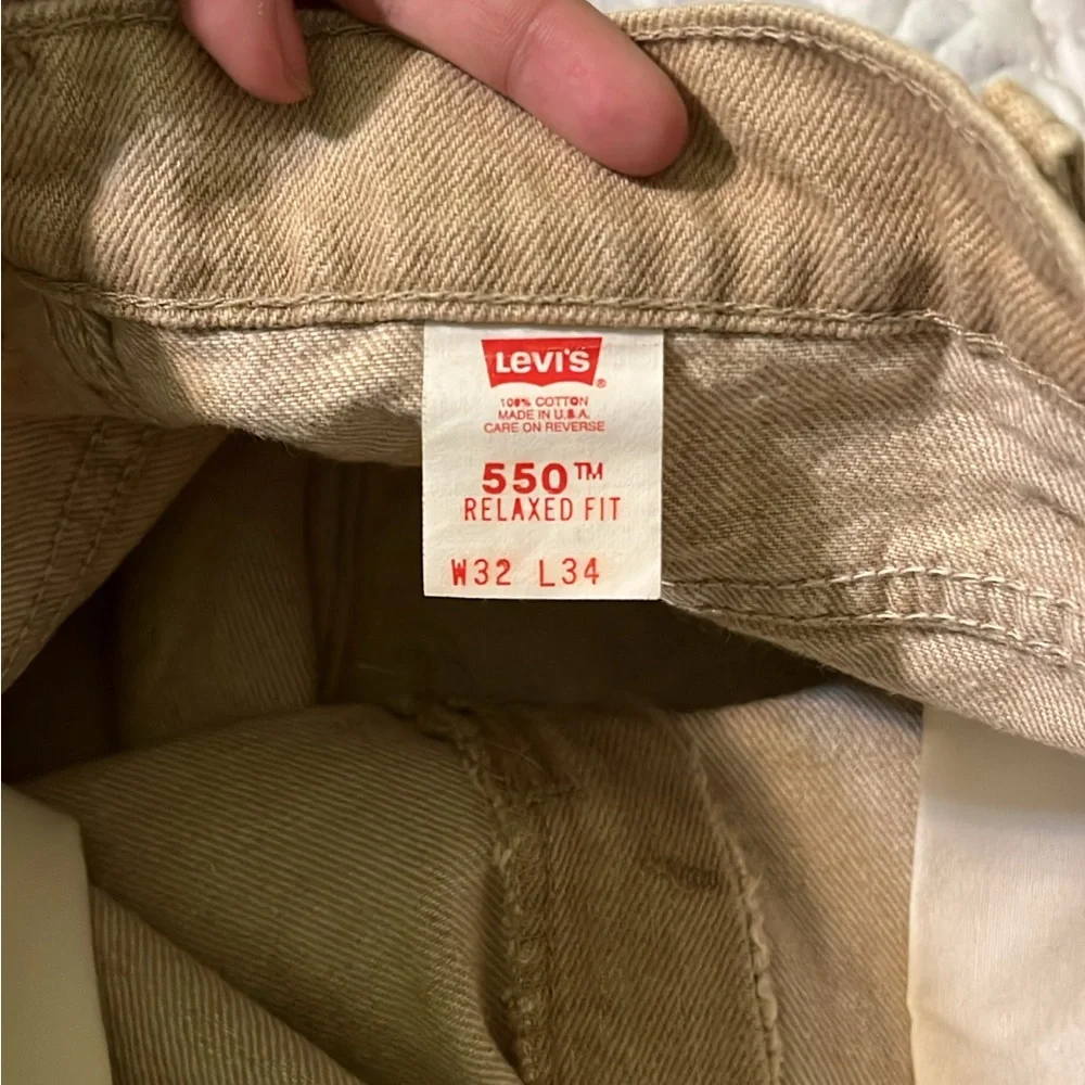 Levi's Relaxed Fit Tan Jeans
